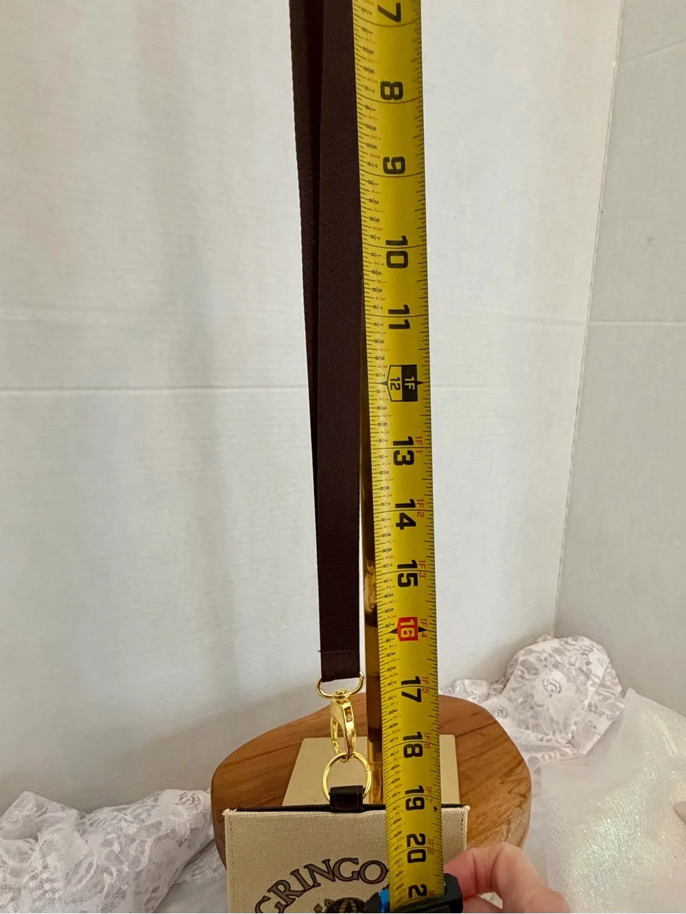 Two Harry Potter Gringotts Cream Canvas Lanyard Universal Studio IDHolder